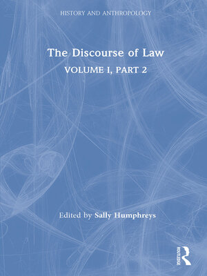 cover image of Discourse of Law